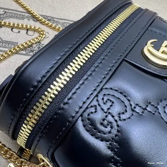 Hyper Peter GG GUCCI bag Matelassé mini handle top 0502